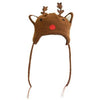 Worthy Dog Reindeer Dog Hat - Brown