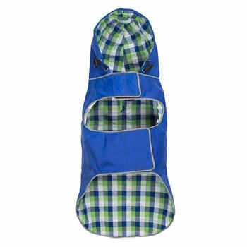 Worthy Dog Seattle Slicker Dog Raincoat - Blue