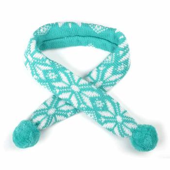 Worthy Dog Ski Lodge Dog Scarf - Teal