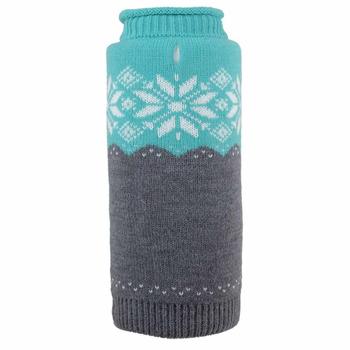 Worthy Dog Ski Lodge Dog Sweater - Teal