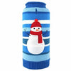 Worthy Dog Snowman Stripe Dog Sweater - Blue