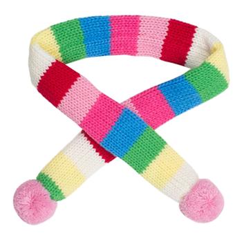 Worthy Dog Dapper Striped Dog Scarf - Pink