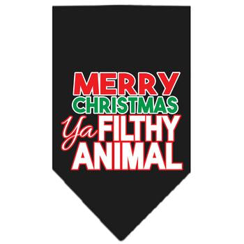 Ya Filthy Animal Dog Bandana - Black