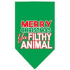 Ya Filthy Animal Pet Bandana - Green