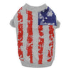 Zack & Zoey America's Pup Flag Print Dog T-Shirt