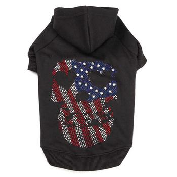 America's Pup Skull Dog Hoodie