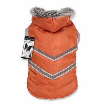 Zack and Zoey Arctic Reflective Dog Coat - Orange