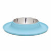 Zack and Zoey Crave Silicone Dog Bowl - Aqua