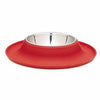 Zack and Zoey Crave Silicone Dog Bowl - Tomato