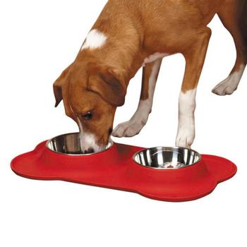 Zack and Zoey Crave Silicone Dog Diner - Tomato