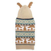 Zack and Zoey Elements Antler Dog Sweater - Taupe