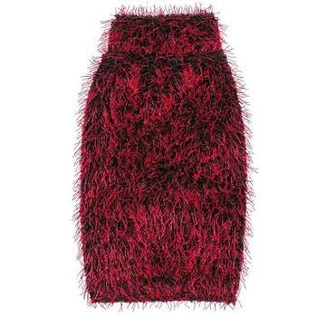 Zack and Zoey Elements Hairy Yarn Dog Sweater - Red