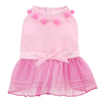 Zack and Zoey Elements Snow Princess Dog Dress - Pink