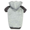 Zack and Zoey Elements Textured Stretch Dog Hoodie - Gray