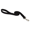 Zack and Zoey Nylon Dog Leash - Jet Black