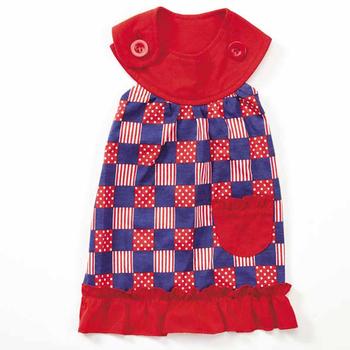 Zack and Zoey Patriotic Pooch Patchwork SPF40 Dog Dress