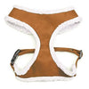 Zack and Zoey Shearling Dog Harness - Chestnut