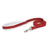 Zack and Zoey Shearling Dog Leash - Burgundy