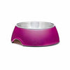 Zack and Zoey Shimmer Melamine Dog Bowl - Pink