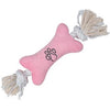 Zanies Bone Tugger Dog Toy - Pink