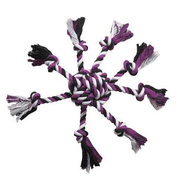 Zanies Crazy Eight Rope Dog Toy - Purple