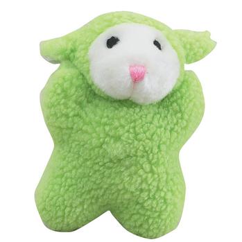 Zanies Cuddly Berber Babies - Green Lamb