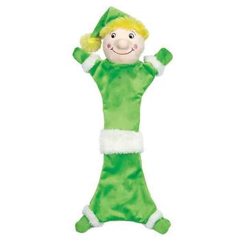 Zanies Festive Unstuffies Dog Toy - Elf