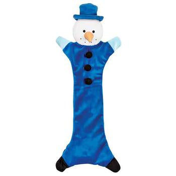 Zanies Festive Unstuffies Dog Toy - Snowman