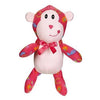 Zanies Fleece Cuddlers Dog - Pink Monkey