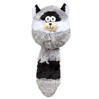 Zanies Funny Furry Fatties Dog Toy - Raccoon