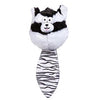 Zanies Funny Furry Fatties Dog Toy -  Skunk