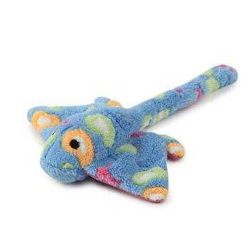 Zanies Sea Charmers Dog Toy - Blue Sting Ray