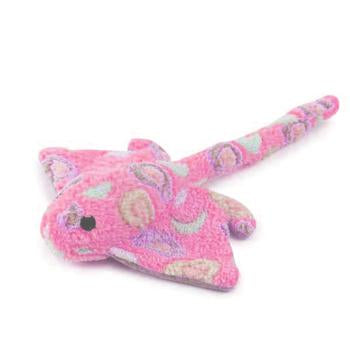 Zanies Sea Charmers Dog Toy - Pink Sting Ray