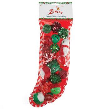 Zanies Secret Santa Cat Stocking