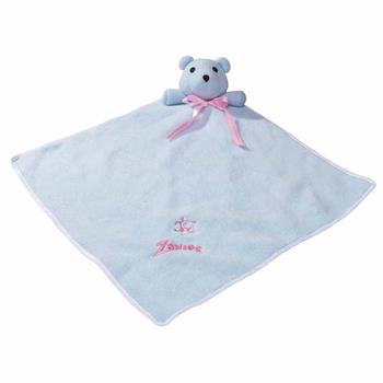 Zanies Snuggle Bear Puppy Blanket - Baby Blue