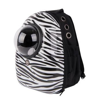 Zebra Backpack Cat Carrier by Catspia - Zebra