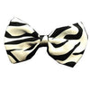 Zebra Dog Bow Tie