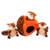 ZippyPaws Burrow Dog Toy - Chipmunk 'n Acorn