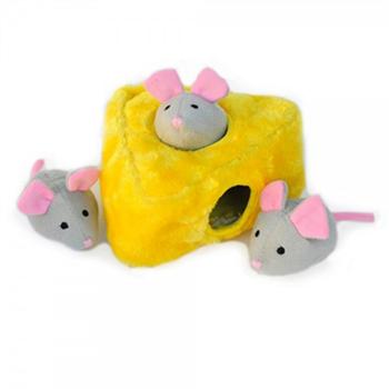 ZippyPaws Burrow Dog Toy - Mice 'n Cheese