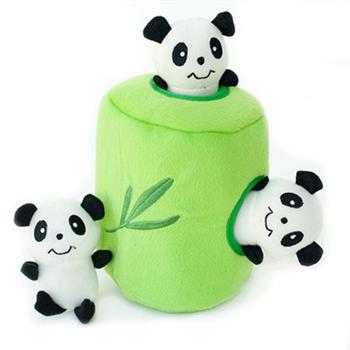 ZippyPaws Burrow Dog Toy - Panda 'n Bamboo