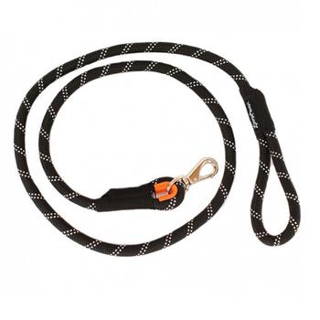 ZippyPaws CLIMBERS Mountain Climbing Rope Dog Leash - Black