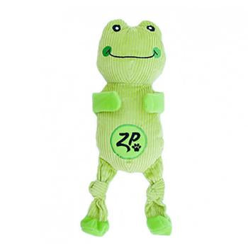 ZippyPaws Corduroy Cuddlerz Dog Toy - Frog