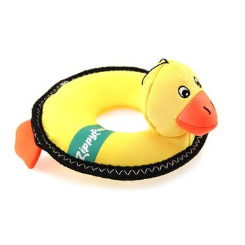 ZippyPaws Floaterz with Z-Stitch Dog Toy - Duck