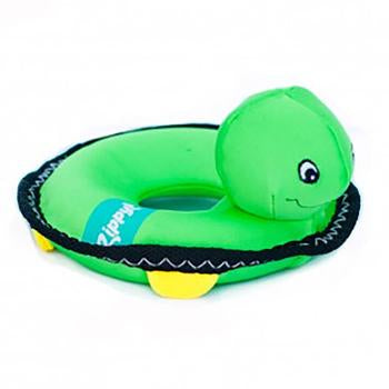 ZippyPaws Floaterz with Z-Stitch Dog Toy - Turtle