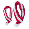 ZippyPaws Fuzzy Holiday Dog Scarf - Red