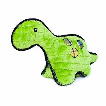 ZippyPaws Grunterz with Z-Stitch Dog Toy - Donny the Dinosaur