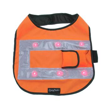 ZippyPaws LED Safety Dog Vest - Orange