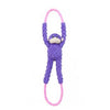 ZippyPaws Monkey RopeTugz Dog Toy - Purple