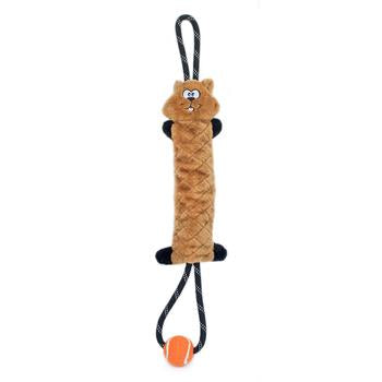 ZippyPaws SqueakieTugz Dog Toy - Chipmunk