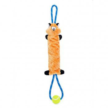 ZippyPaws SqueakieTugz Dog Toy - Fox